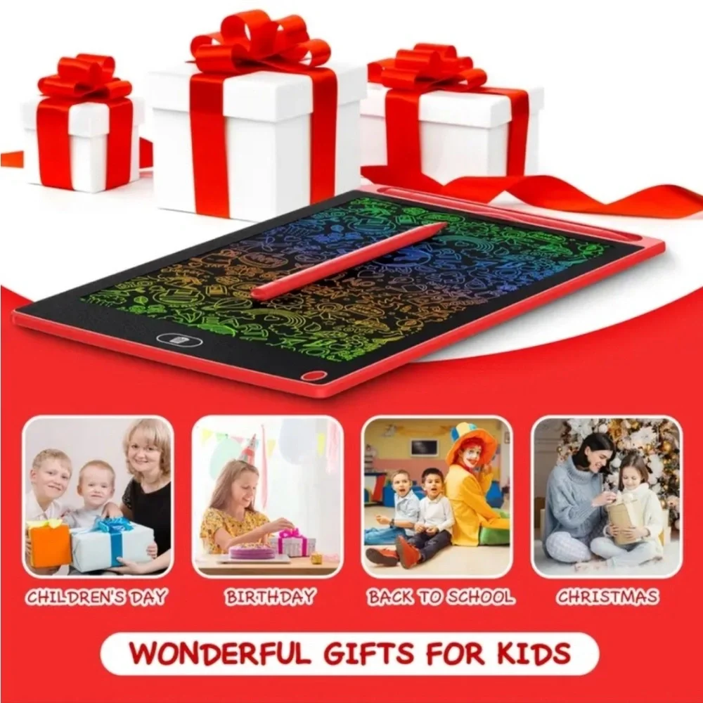 LCD Writing Tablet set of 2 (blue & red )